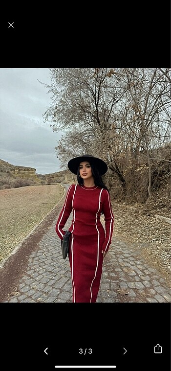 s Beden Triko uzun elbise