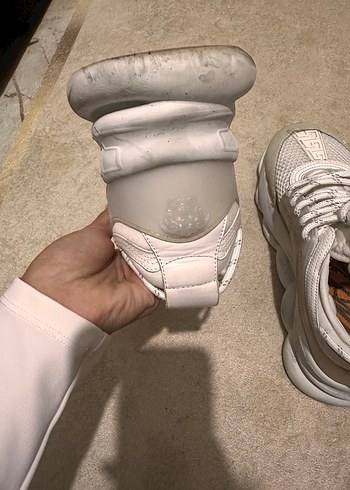 38,5 Beden beyaz Renk Orjinal versace spor ayakkabı
