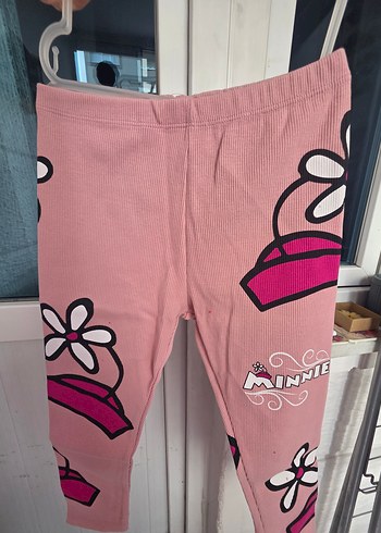 Pembe Minnie Baskılı Kız Eşofman Takımı - Görsel 5