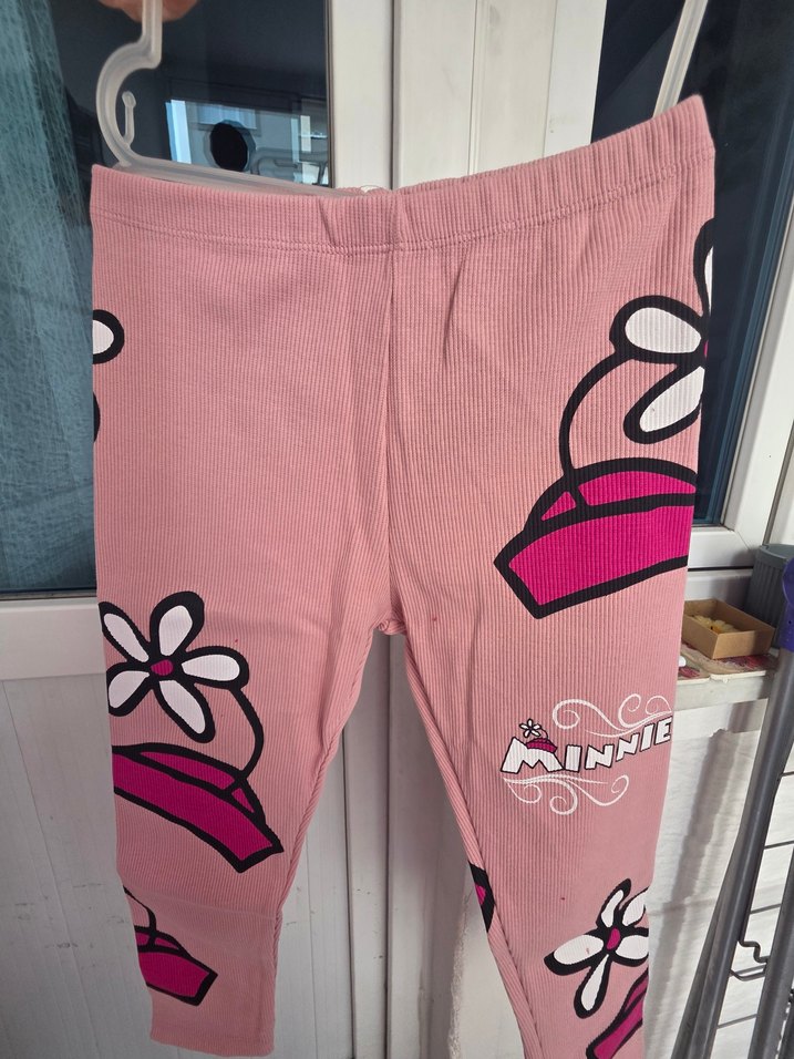 Pembe Minnie Baskılı Kız Eşofman Takımı - Görsel 5