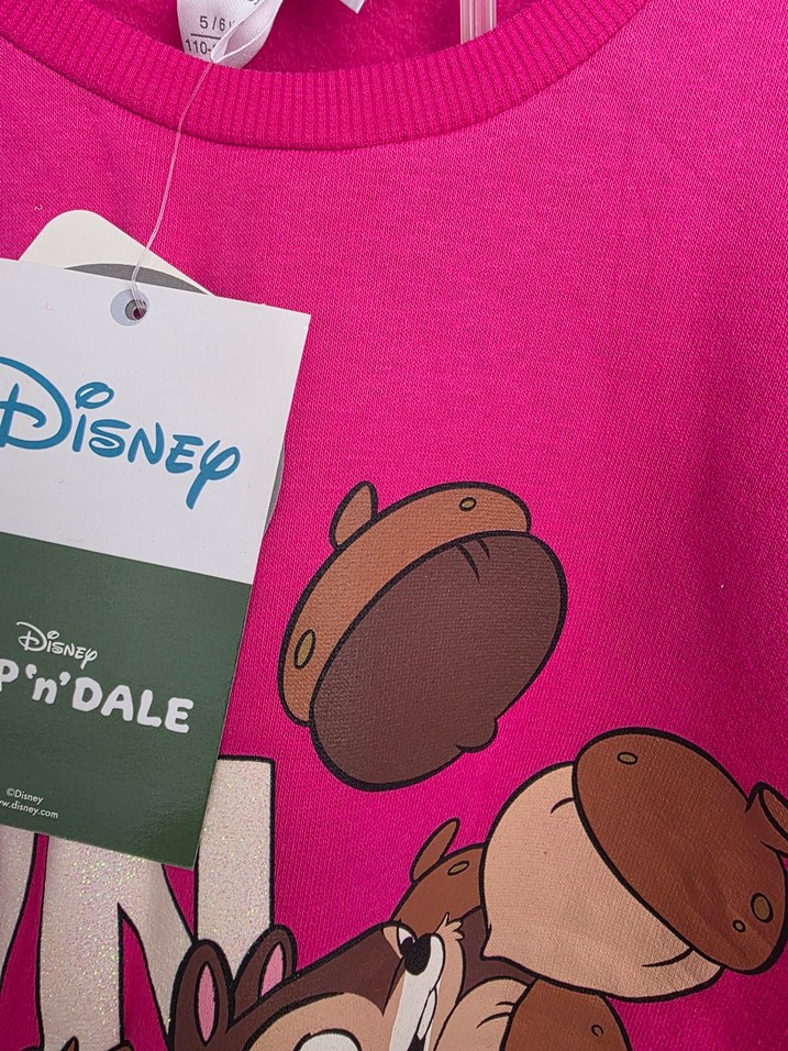 Kız Çocuk Pembe Baskılı Eşofman Takımı - Görsel 2