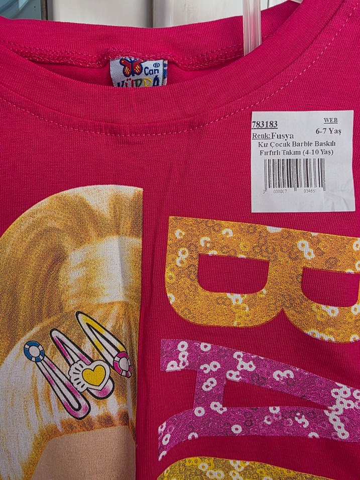 Pembe Pop Kültür Baskılı Kız Eşofmanı - Görsel 2