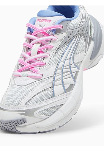 Puma Platform Topuklu Gri-Pembe Spor Ayakkabı - Görsel 3