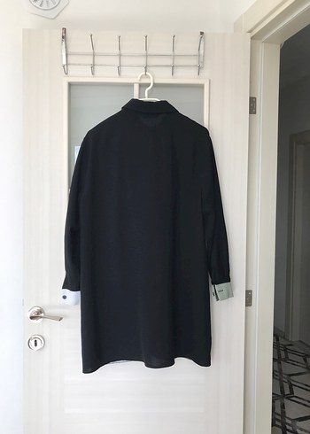 Uzun Kollu, Düğmeli Kadın Gömlek - Görsel 4