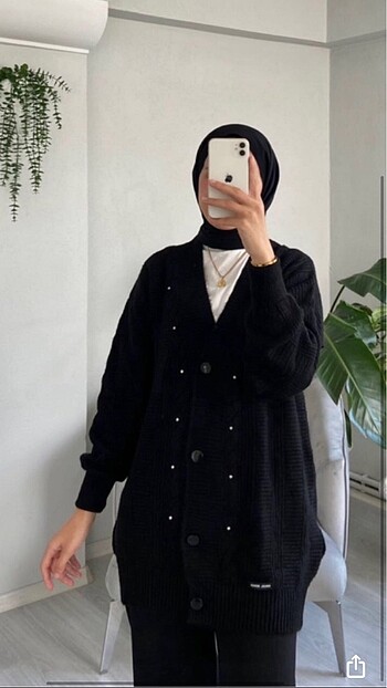 Örme burgu model hırka