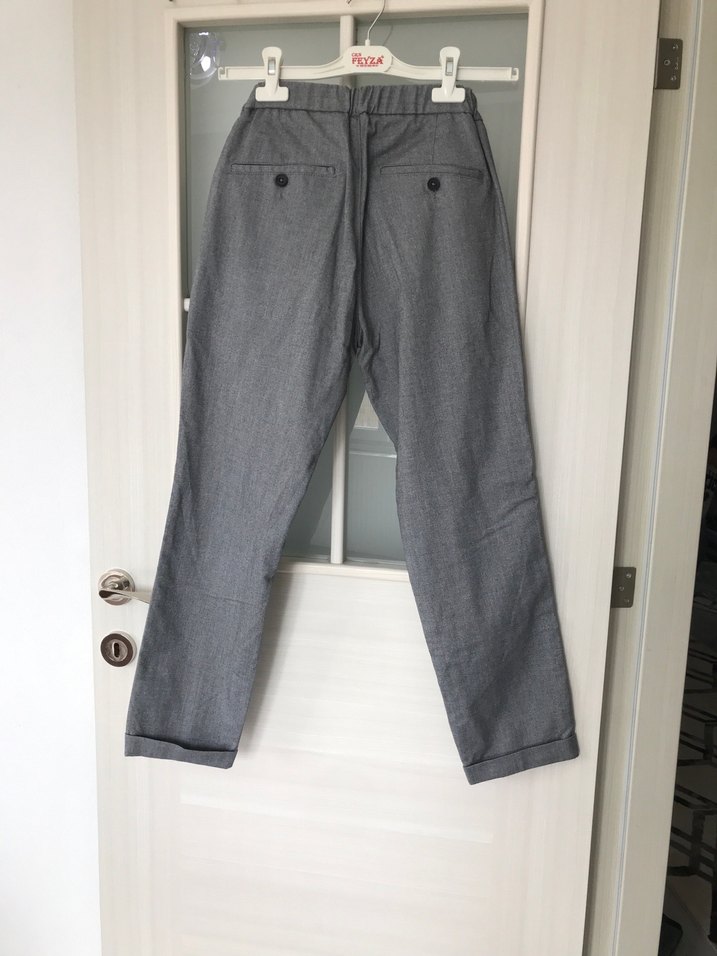 Gri Erkek Regular Fit Denim Pantolon - Görsel 4