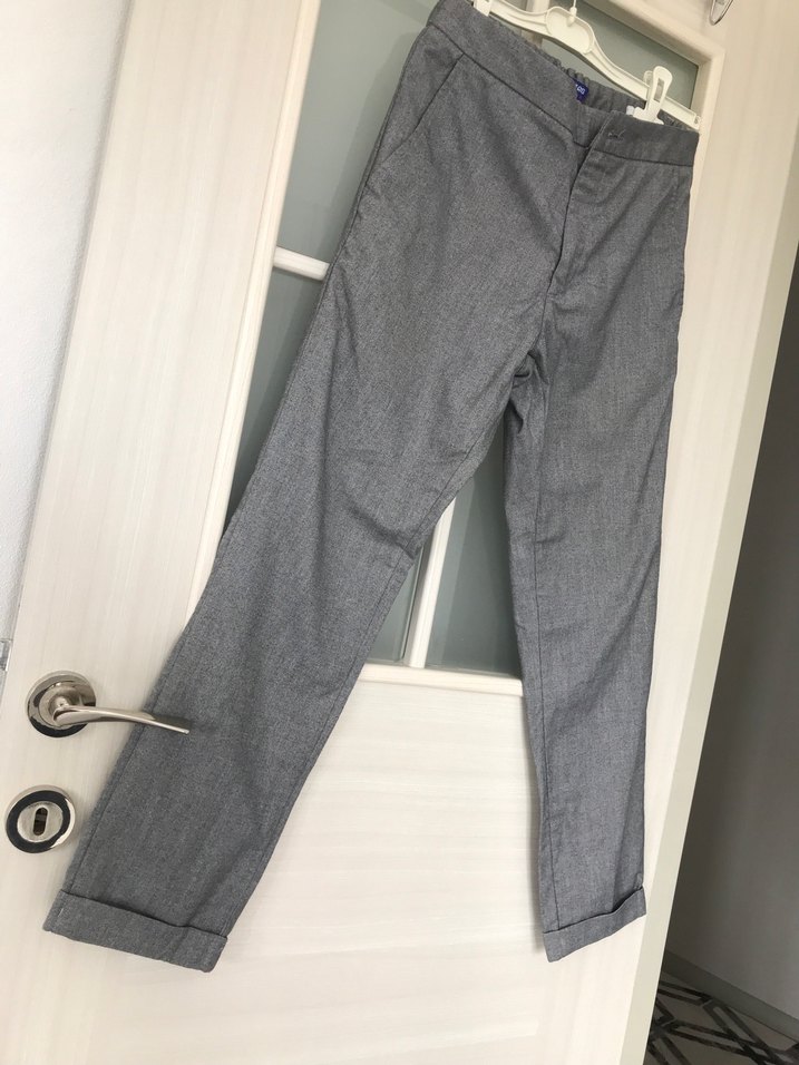Gri Erkek Regular Fit Denim Pantolon - Görsel 2