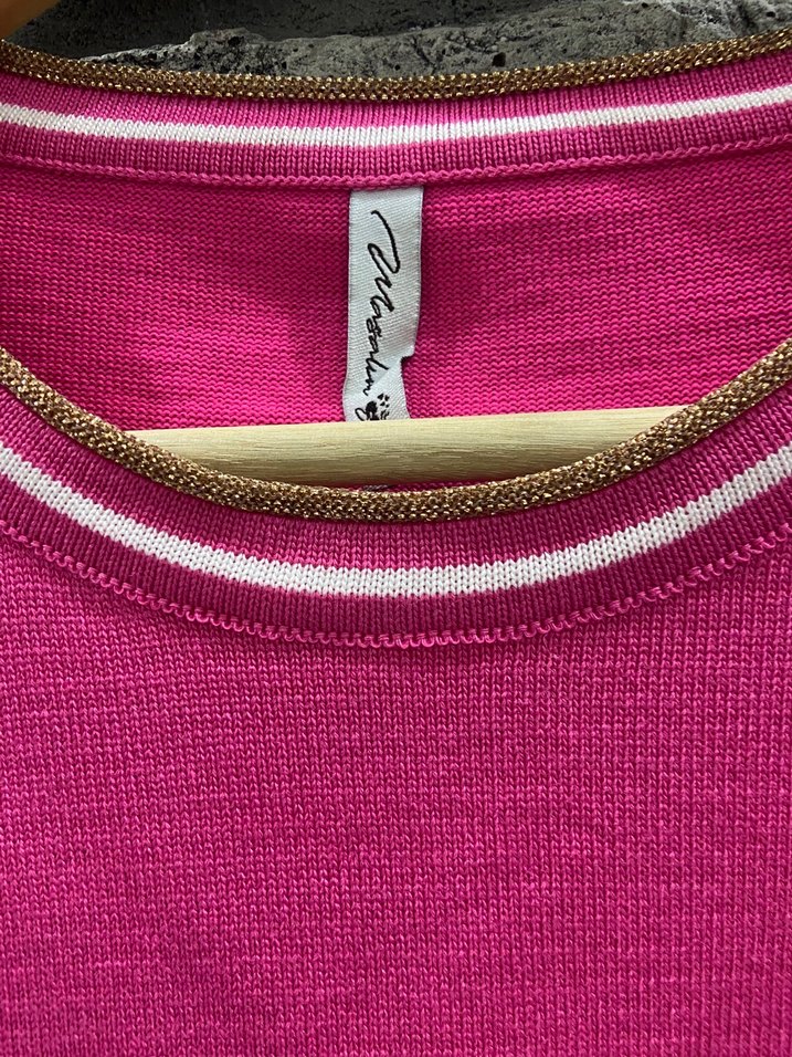 Pembe Uzun Kollu Salaş Kadın Tunik - Görsel 3