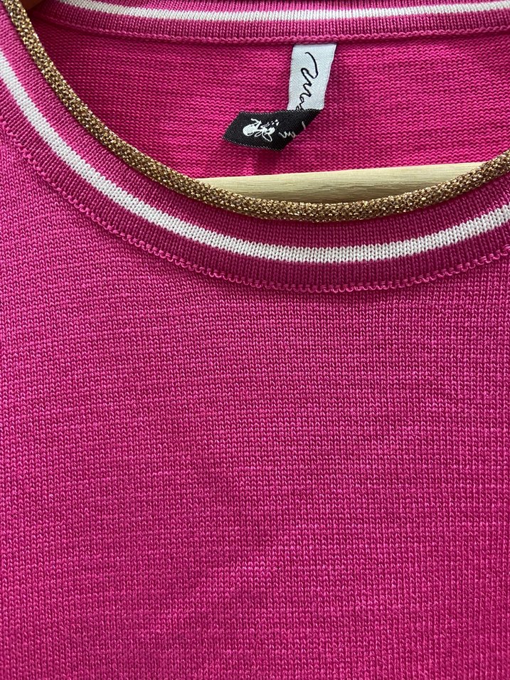 Pembe Uzun Kollu Salaş Kadın Tunik - Görsel 4