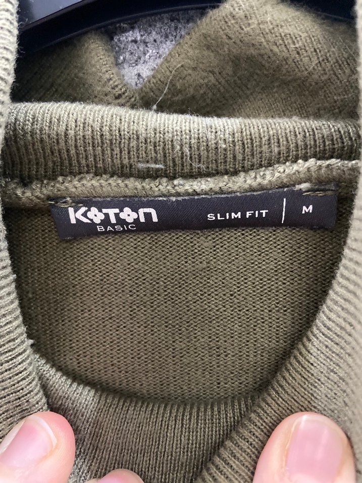 Düğmeli Kahverengi Yün Erkek Kaban - Görsel 4