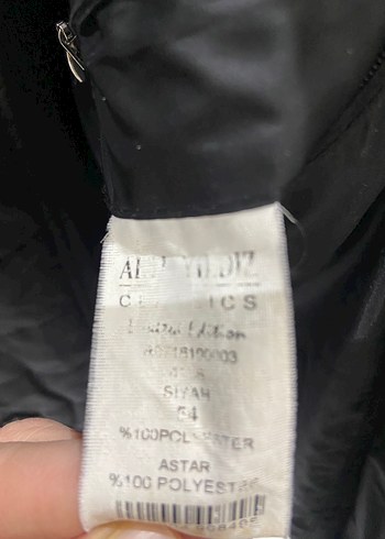 Düğmeli Siyah Erkek Ceket - Görsel 6