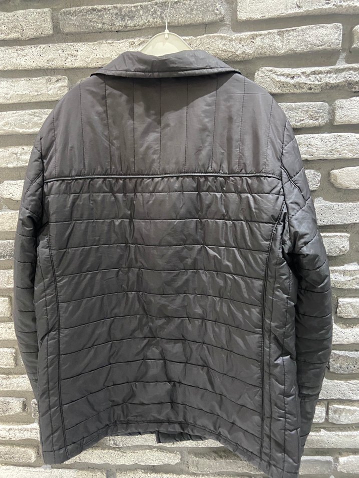 Düğmeli Siyah Erkek Ceket - Görsel 3