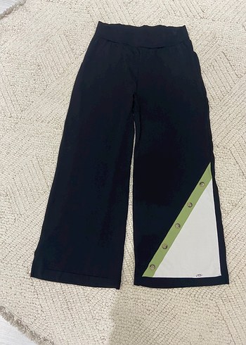 Siyah Kadın Pamuklu Uzun Kollu Eşofman Takımı - Görsel 7