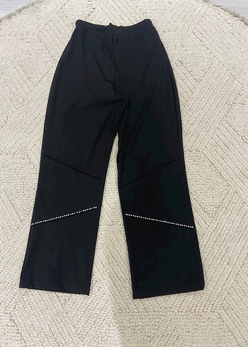 Siyah kadın taşlı şık takım - Görsel 3