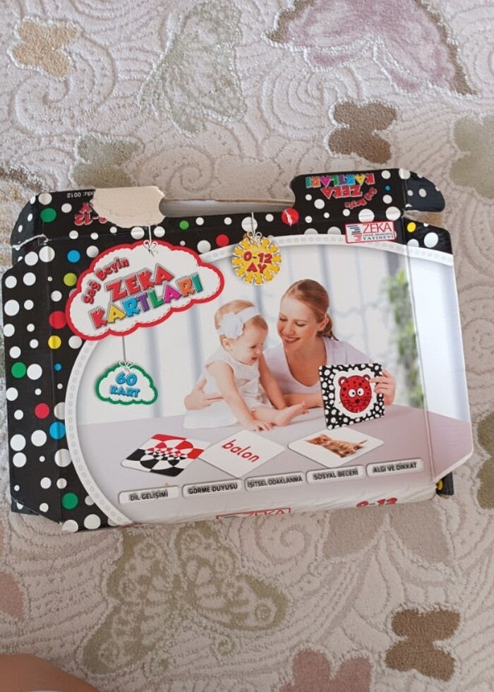 Zeka cocuk yayınevi zeka kartlari 0_12 Ay  - Görsel 3