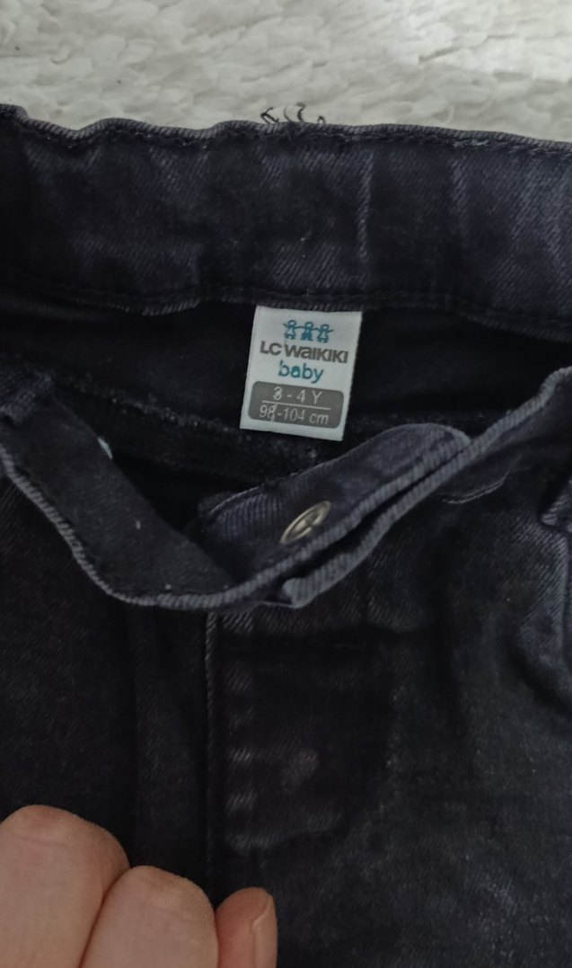 Erkek Çocuk Siyah Denim Pantolon - Görsel 2