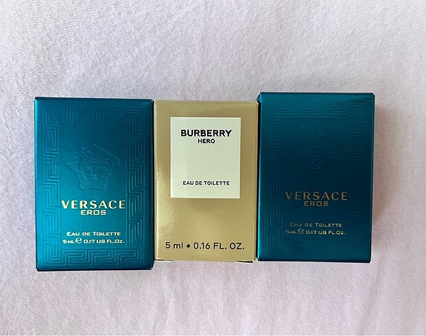Versace ve Burberry Tester Parfümler