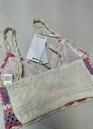 xs Beden çeşitli Renk Stradivarius crop top