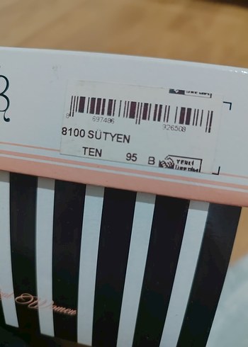 Bej Mini Normcore Desenli Sütyen - Görsel 3