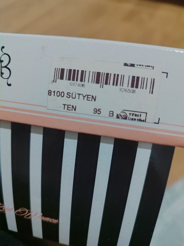 Bej Mini Normcore Desenli Sütyen - Görsel 3