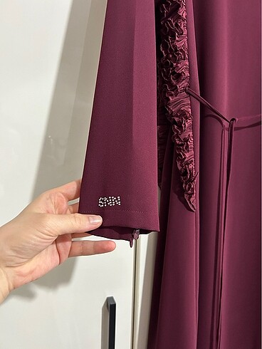 Diğer Senna Bordo Elbise
