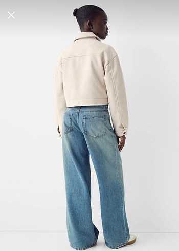 Bej Ceket bershka - Görsel 3