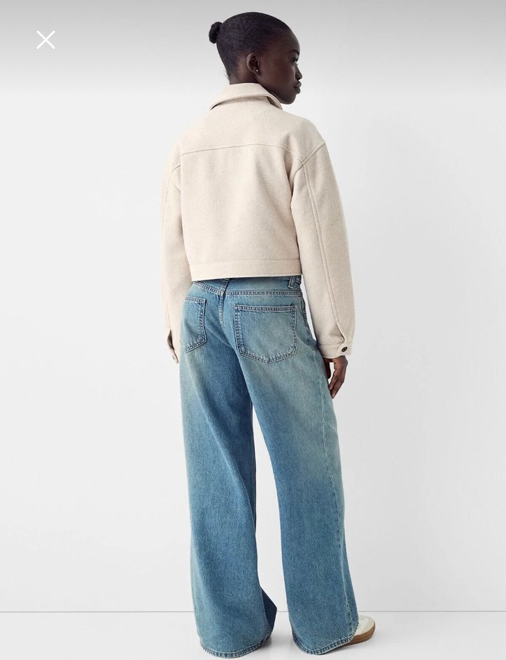 Bej Ceket bershka - Görsel 3