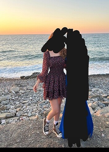 koton çiçekli mini elbise 