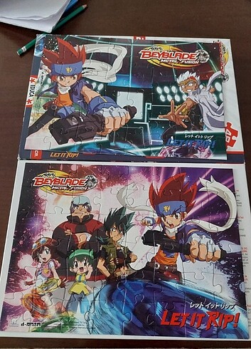 Beden Beyblade 2 li puzzle 48 parca