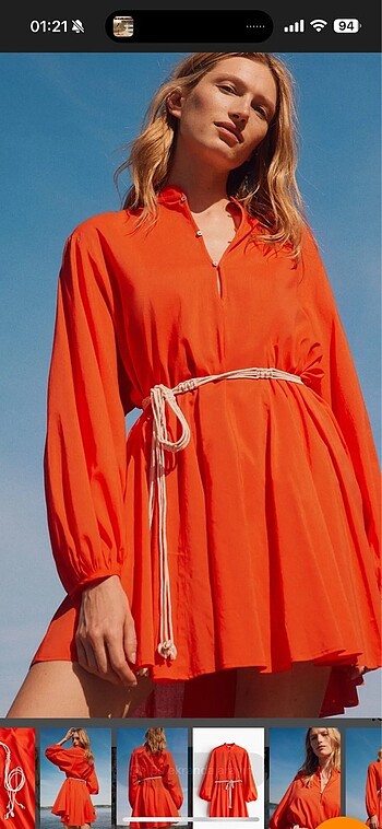 H&M H&M kemerli elbise