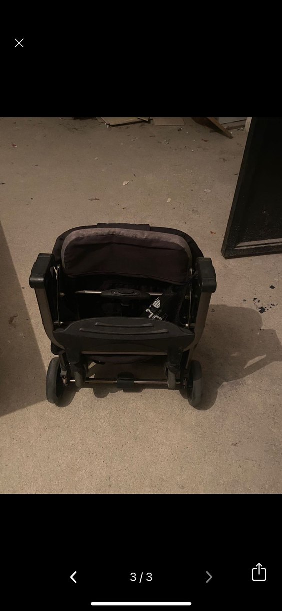 Gri Bebek Arabası Katlanabilir Model - Görsel 3