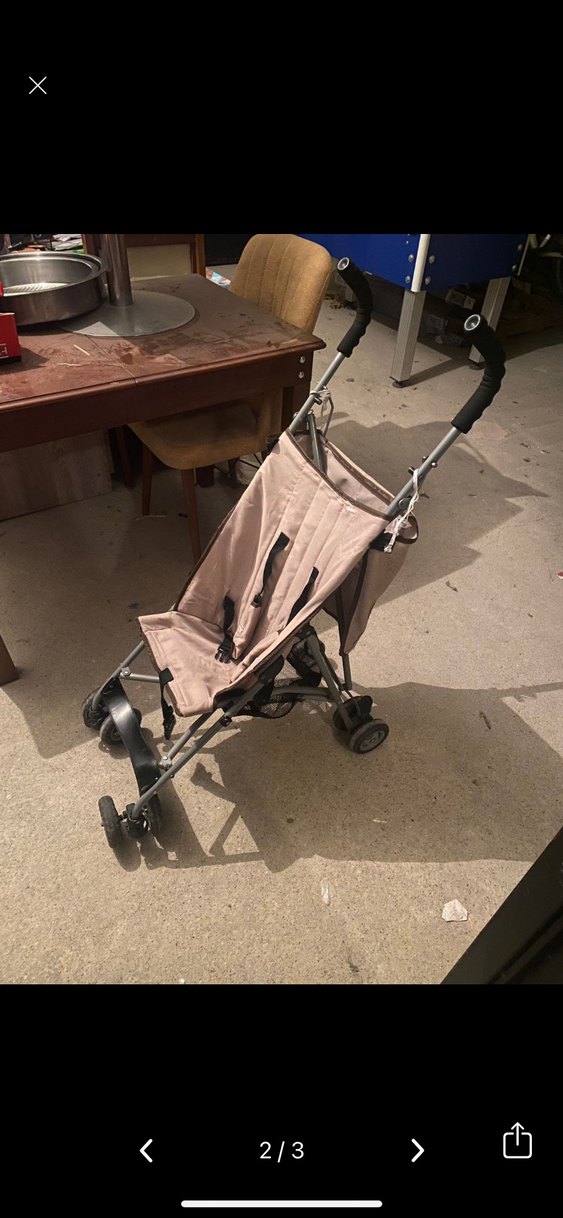 Bej Pastel Bebek Arabası - Görsel 2