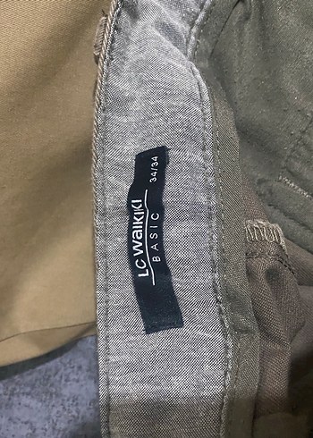 Gri Normal Kesim Kemerli Erkek Pantolon - Görsel 3