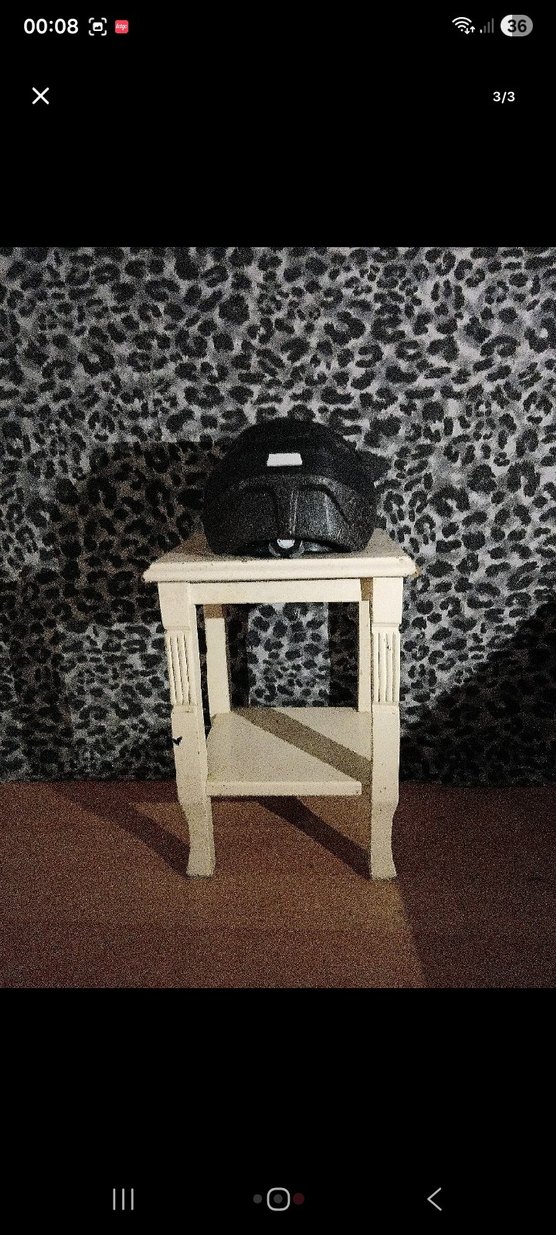 Siyah Rockrider Biker Kaskı - Görsel 3