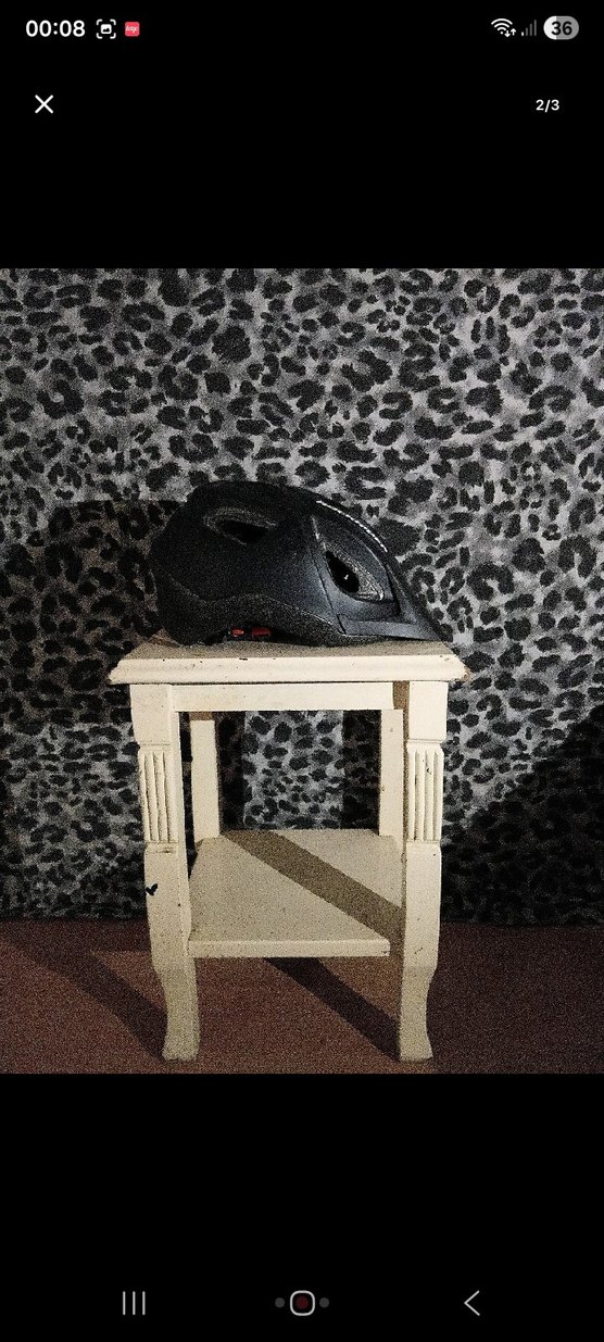 Siyah Rockrider Biker Kaskı - Görsel 2