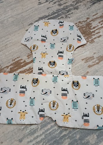 Pastel Renkli Desenli Bebek Önlüğü - Görsel 4