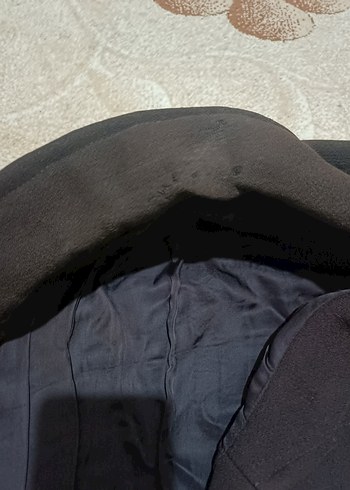 Düğmeli Uzun Kahverengi Kadın Yün Kaban - Görsel 9