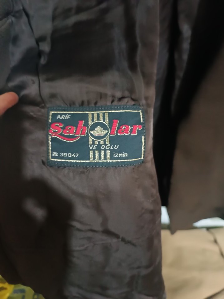 Düğmeli Uzun Kahverengi Kadın Yün Kaban - Görsel 4