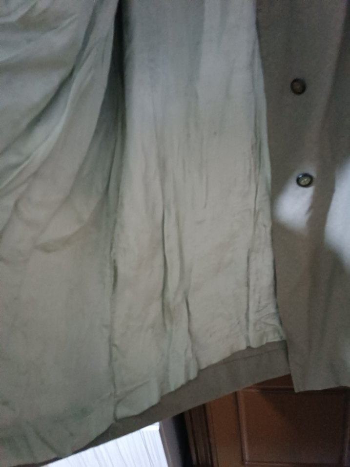 Bej Düğmeli Uzun  Kaban - Görsel 2