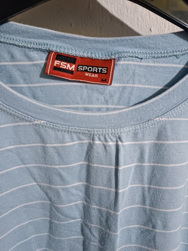 Mavi Keten Kadın Tişört - Görsel 4