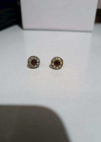 Altın Renkli Etnik Boncuklu Mini Küpe - Görsel 10