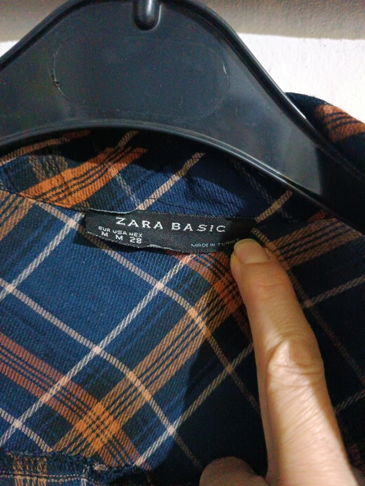 Kadın Kahverengi Kareli Uzun Kollu Gömlek - Görsel 4