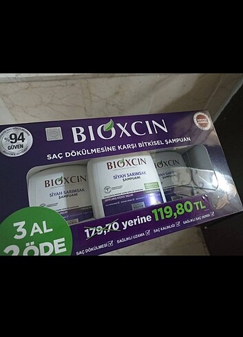 Bioxcin siyah sarımsaklı şampuan 