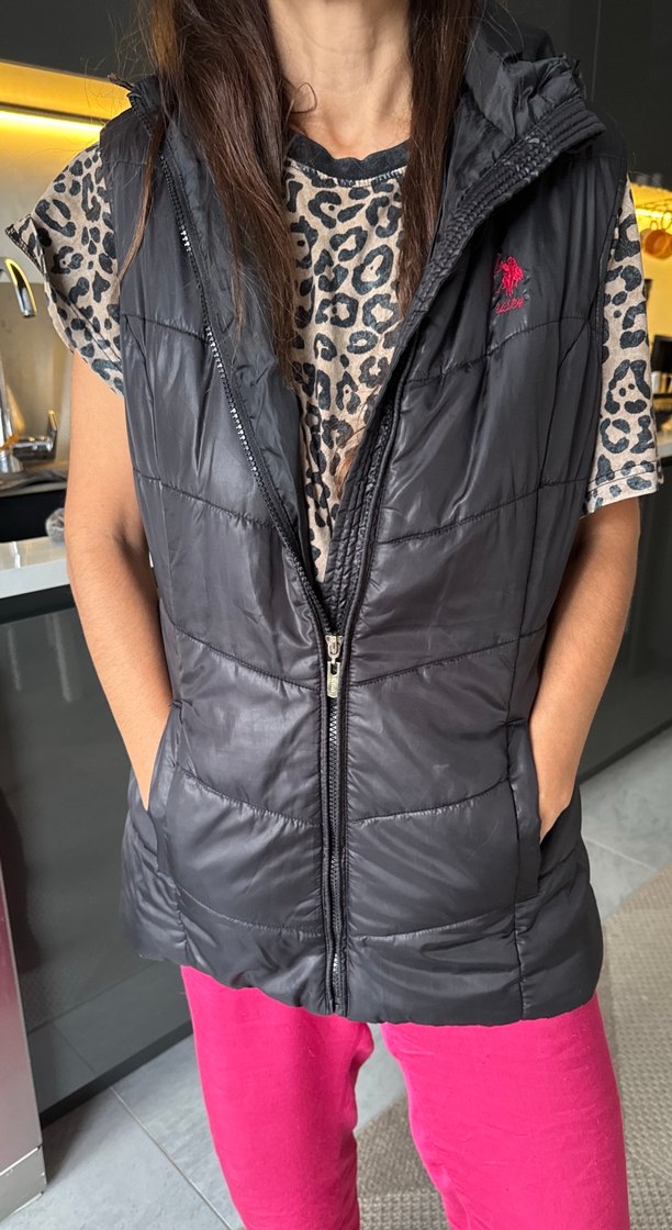 Fermuarlı S-M
 Siyah Kadın Şişme Yelek - Görsel 4