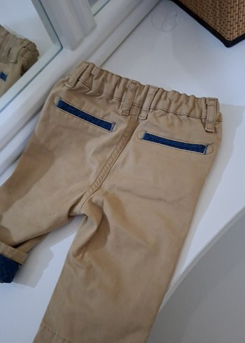 Düğmeli Bej Erkek Çocuk Pantolon - Görsel 3