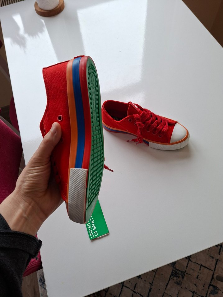 Kadın Kırmızı Spor Ayakkabı - Görsel 2