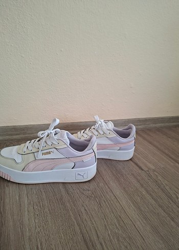 Puma Platform Beyaz Spor Ayakkabı - Görsel 3