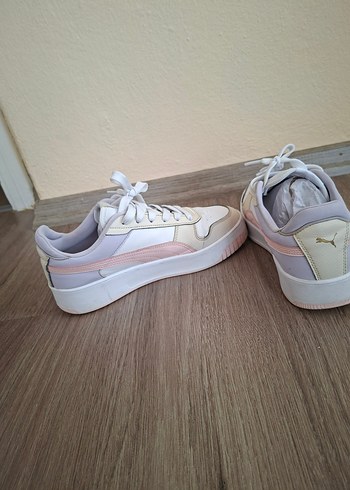 Puma Platform Beyaz Spor Ayakkabı - Görsel 5