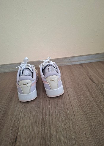 Puma Platform Beyaz Spor Ayakkabı - Görsel 4