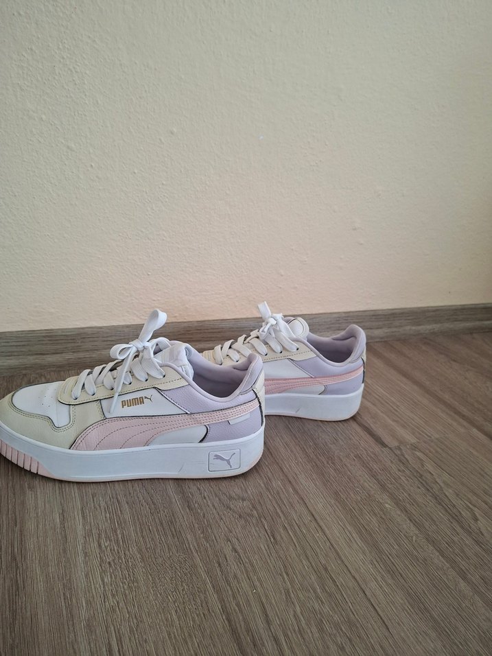 Puma Platform Beyaz Spor Ayakkabı - Görsel 3